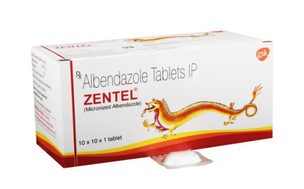 Zentel 400 mg (Pack of 10 Tablet/s)